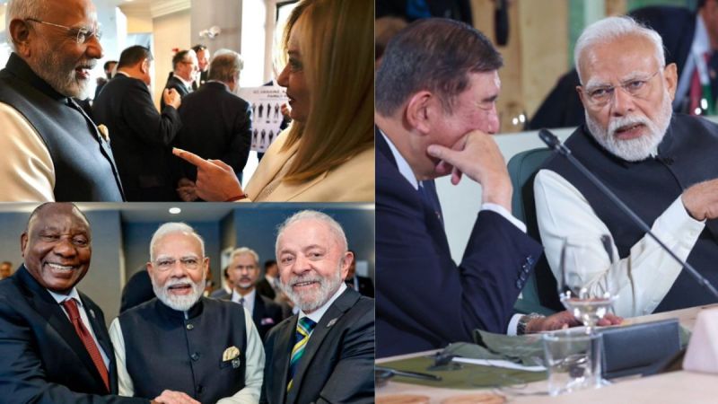 PM Narendra modi in G-7 Summit