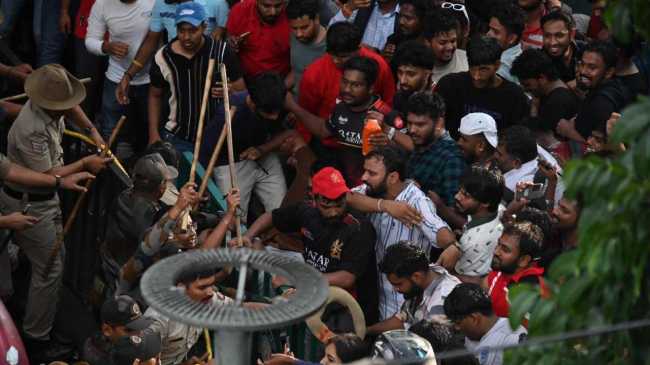 RCB on Chinnaswamy Stadium Stampede