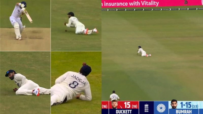 Ravindra Jadeja Drop Catch