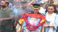 Retired Lieutenant Colonel Rajveer last rites