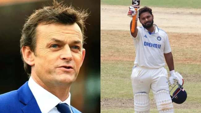 Rishabh Pant and Adam Gilchrist Rishabh Pant and Adam Gilchrist