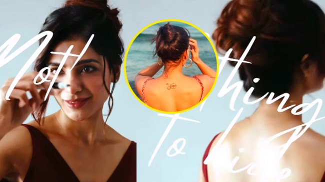 Samantha Ruth Prabhu Tattoo