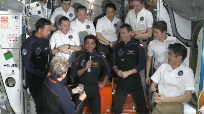 Shubhanshu Shukla on Axiom-4 Mission