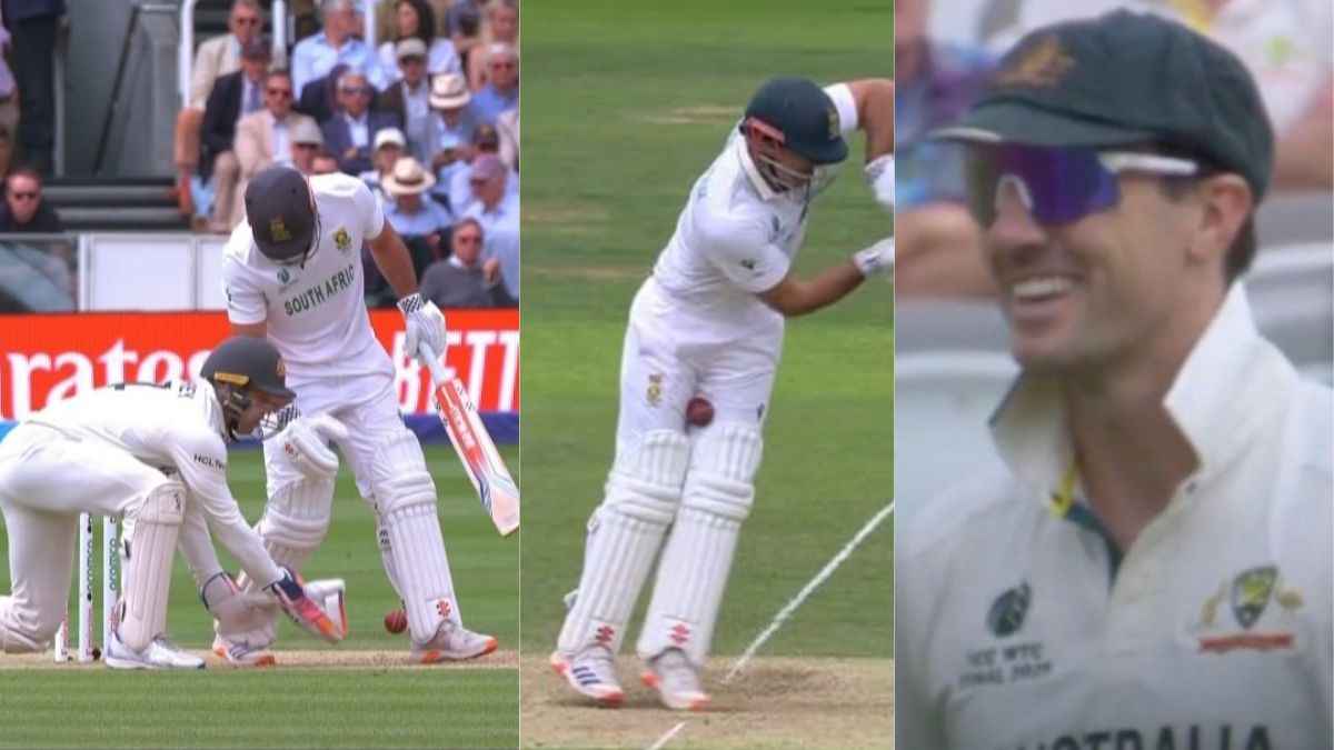 WTC Final: बीच मैदान यह क्या हुआ? डेविड बेडिंघम के आगे नहीं चल सकी एलेक्स कैरी की चतुराई, हंस पड़े कप्तान कमिंस
