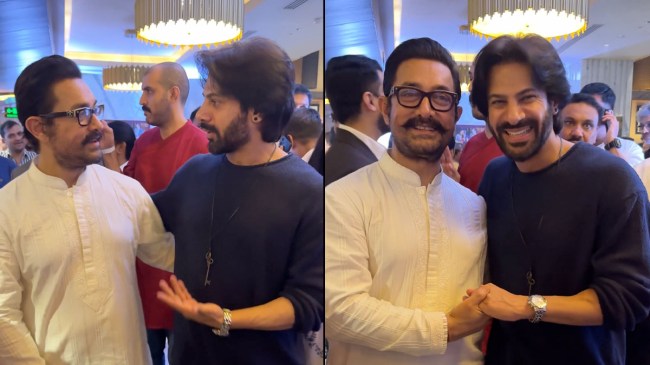 Karan Veer Mehra Meets Aamir Khan Karan Veer Mehra Meets Aamir Khan