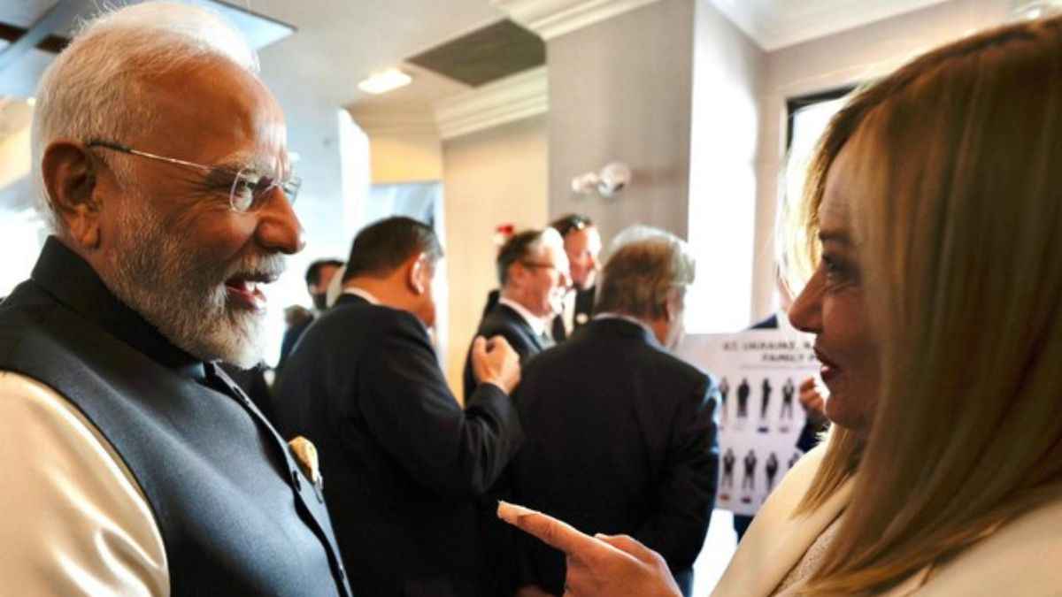 giorgia meloni and modi