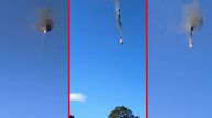 hot air balloon plummets to ground in southern Brazil