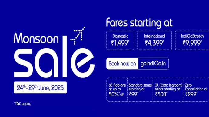 Indigo Monsoon Flight Sale