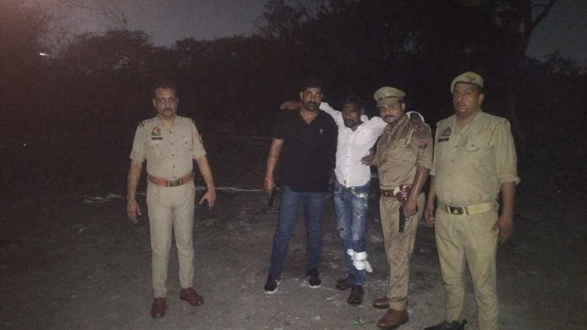 नोएडा में डबल एनकाउंटर, लूट करने वाले बदमाशों की आई शामत