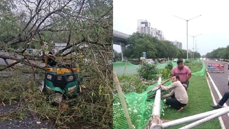 नोएडा न्यूज, ग्रेटर नोएडा न्यूज, आंधी-तूफान, बारिश, Noida News, Greater Noida News, Storm wreaked havoc, Rain, latest News, ताजा खबर