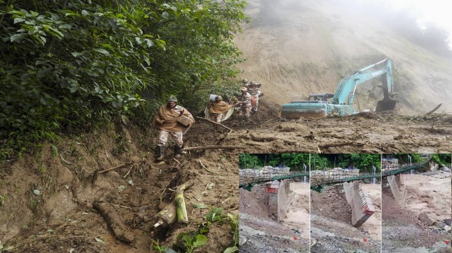 सिक्किम में बाढ़, सिक्किम समाचार, Sikkim flood, Sikkim News, Rain, Assam News, Mizoram News, Arunachal Pradesh News