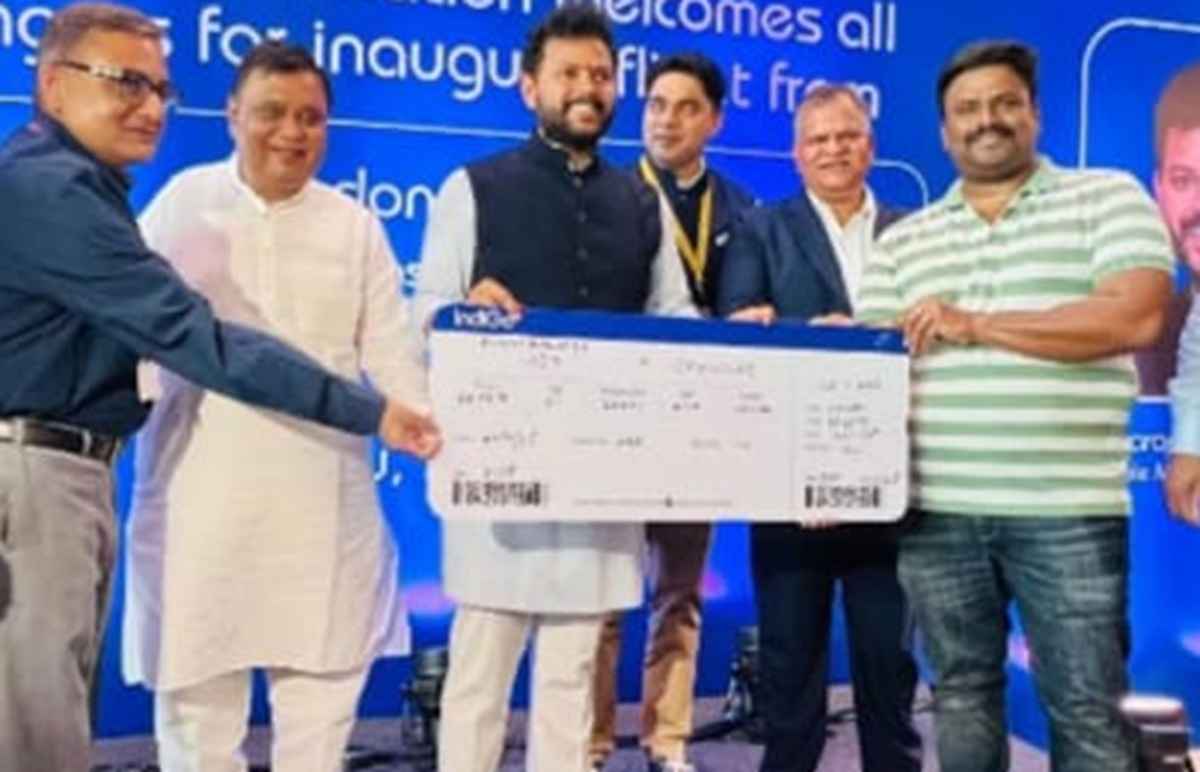 गाजियाबाद के हिंडन एयरपोर्ट से शुरू हुई 9 शहरों के लिए इंडिगो की फ्लाइट, केन्द्रीय मंत्री ने किया शुभारंभ