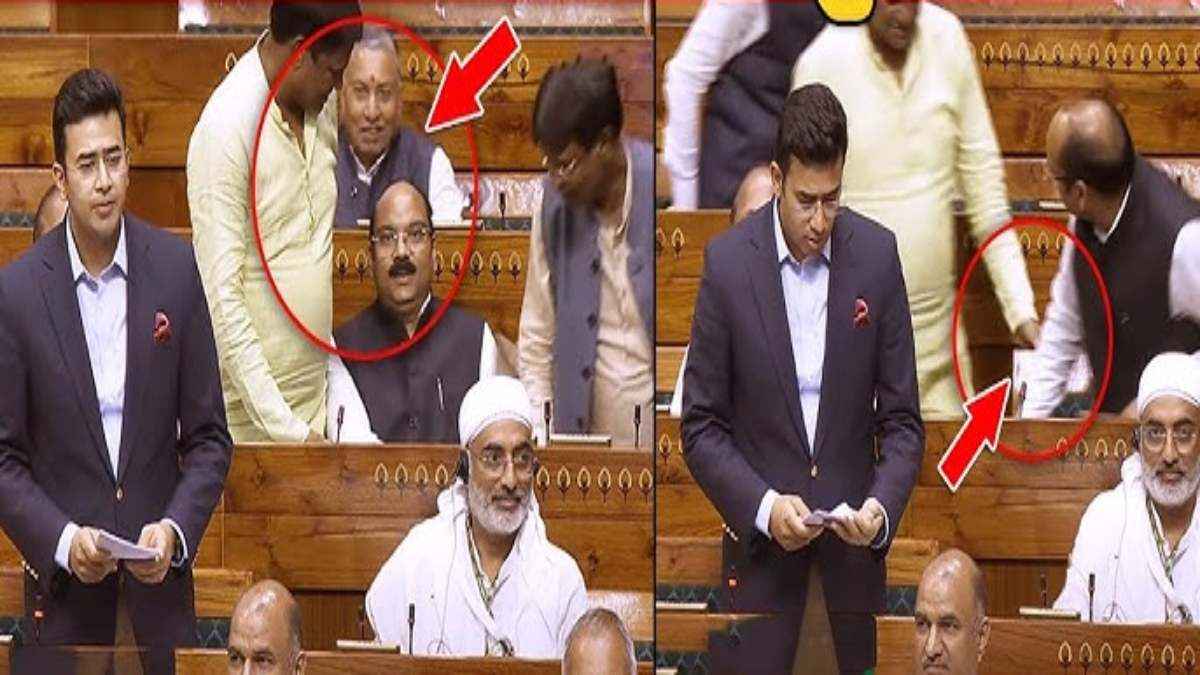 फ्रेम में आने की जद्दोजहद! BJP के 3 सांसदों के बीच ये क्या हुआ? देखें वीडियो