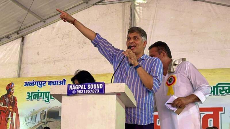 AAP Leader Saurabh Bhardwaj on Anangpur Mahapanchayat