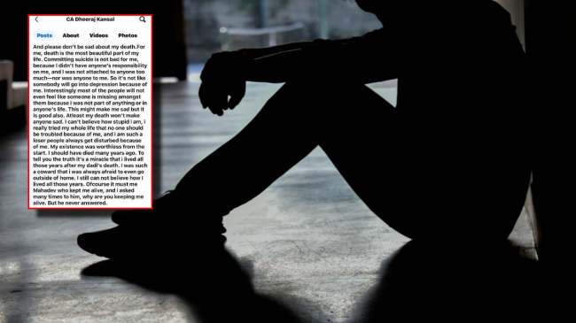 Delhi CA Commits Suicide