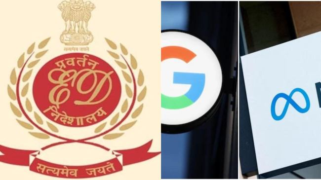 ED notice Google Meta on batting app