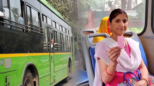 Free Bus Service For Delhi Women