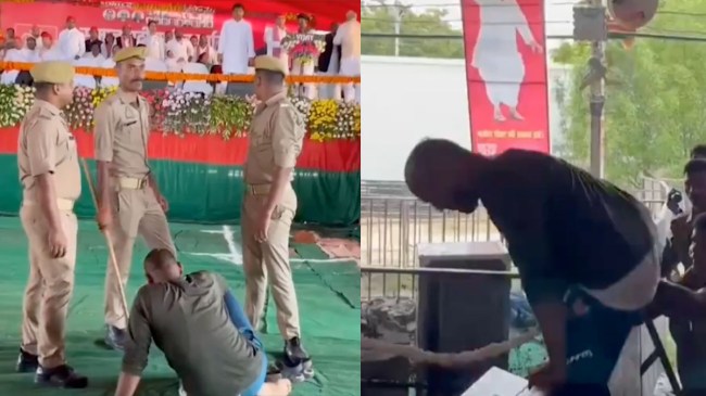 Akhilesh Yadav security lapse Video