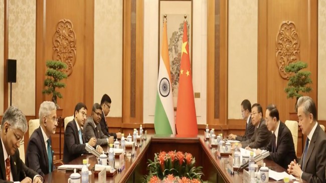 S jaishankar and china wang yi meeting, India China Relations, SCO।