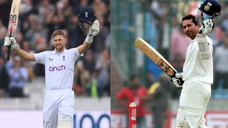 Joe Root and Sachin Tendulkar
