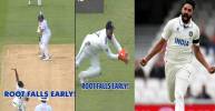 Mohammed Siraj Dismissed Joe Root Rishabh Pant Take superb Catch