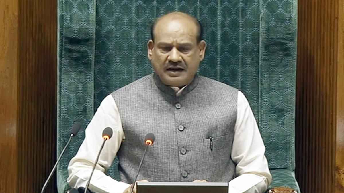 Om Birla angry in Lok Sabha Om Birla angry in Lok Sabha