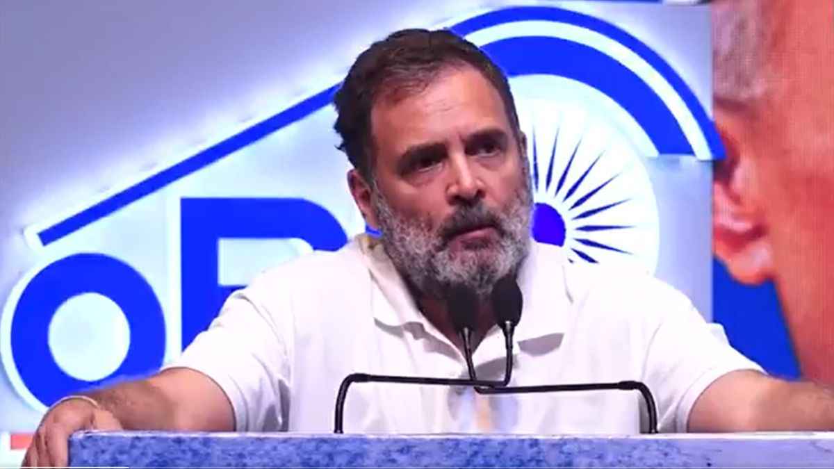 'जातीय जनगणना न कराना हमारी गलती', OBC सम्मेलन में राहुल गांधी का बड़ा बयान