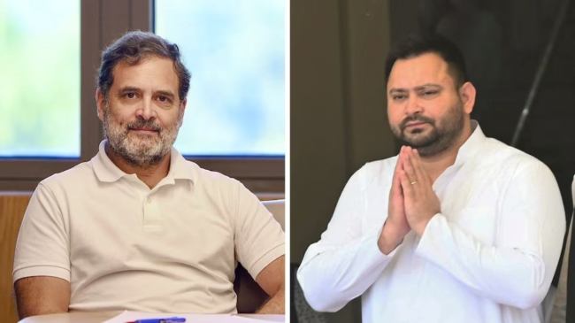 Rahul Gandhi Tejashwi Yadav rift
