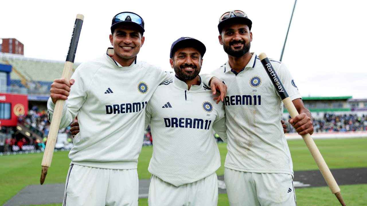 Team India Birmingham Match Celebration