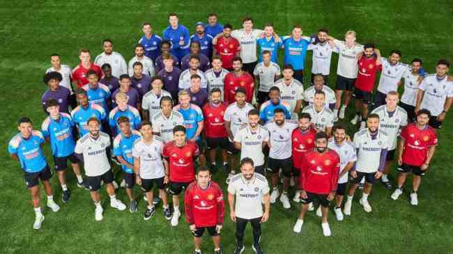 Team India With Manchester United