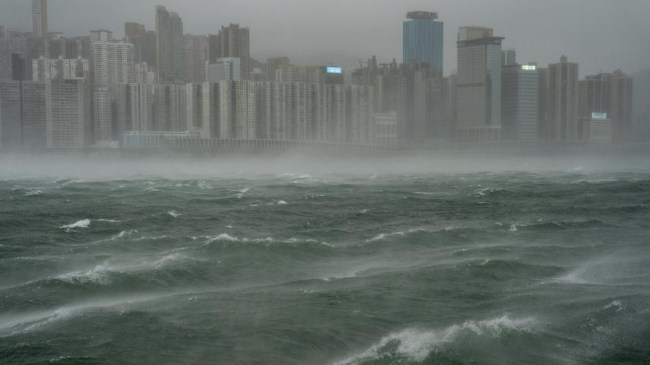 Hong kong, China, Storm Wipha