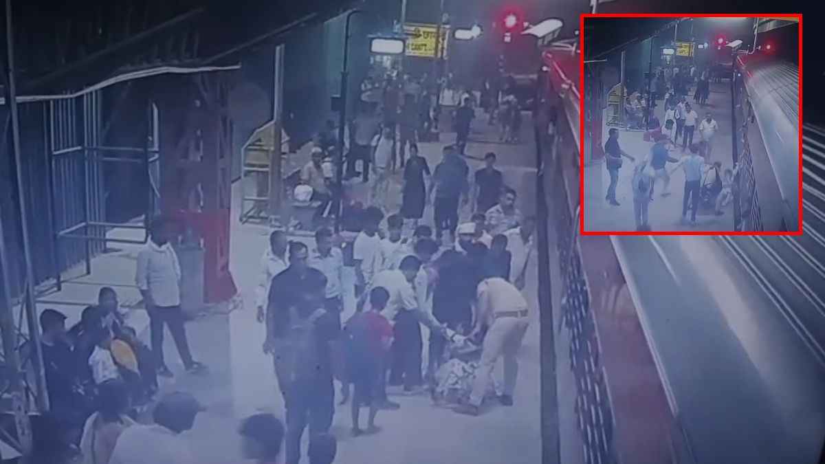 Delhi Cantt में बड़ा हादसा, चलती ट्रेन से उतरते वक्त फिसला महिला का पैर; देखें वीडियो