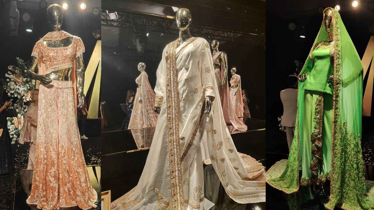 DDLJ के ग्रीन लहंगे से लेकर ऐश्वर्या की कान्स साड़ी तक, दिल्ली में सजे मनीष मल्होत्रा के आइकॉनिक आउटफिट्स