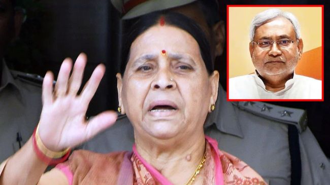 rabri devi target cm nitish kuar