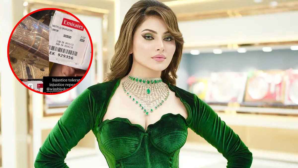 Urvashi Rautela को फिर लगा चूना, 70 लाख के गहने लंदन एयरपोर्ट से चोरी