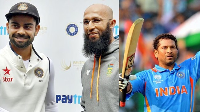 Virat Kohli, Hashim Amla, Sachin Tendulkar