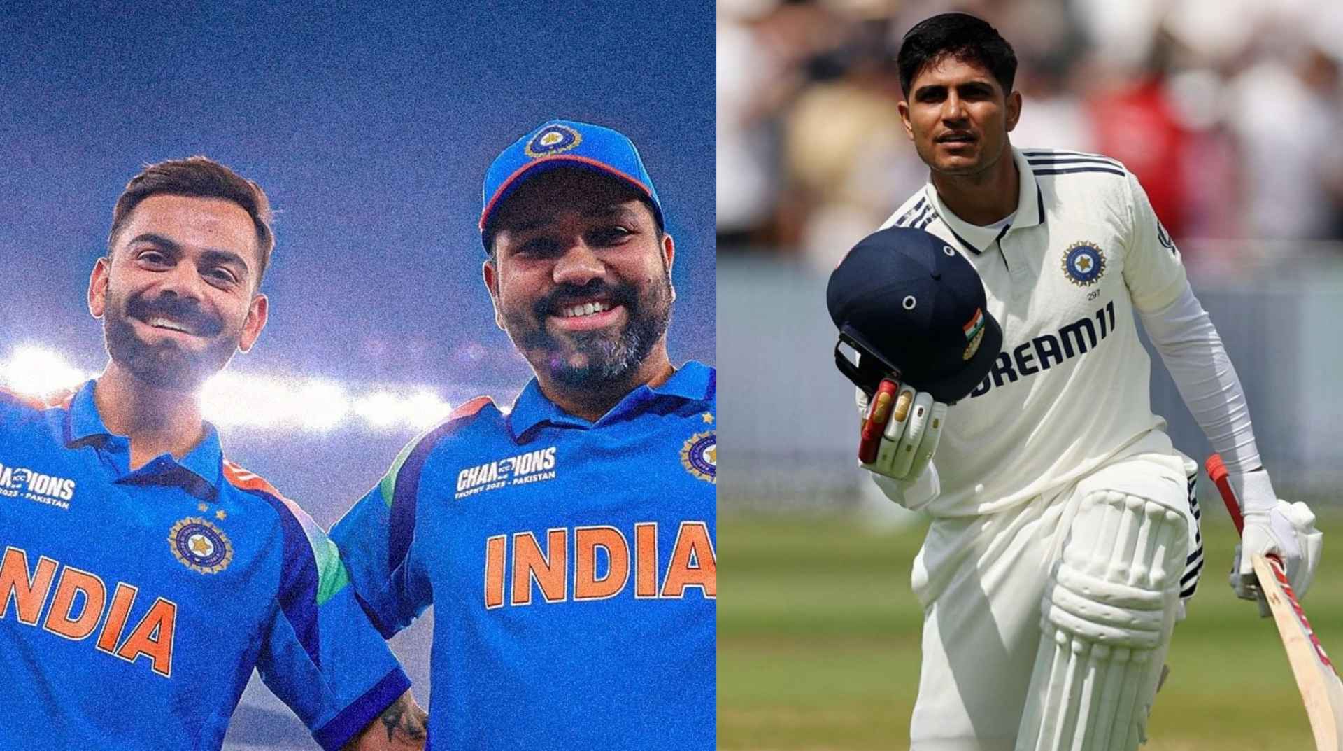 Rohit Sharma, Virat Kohli, Shubman Gill