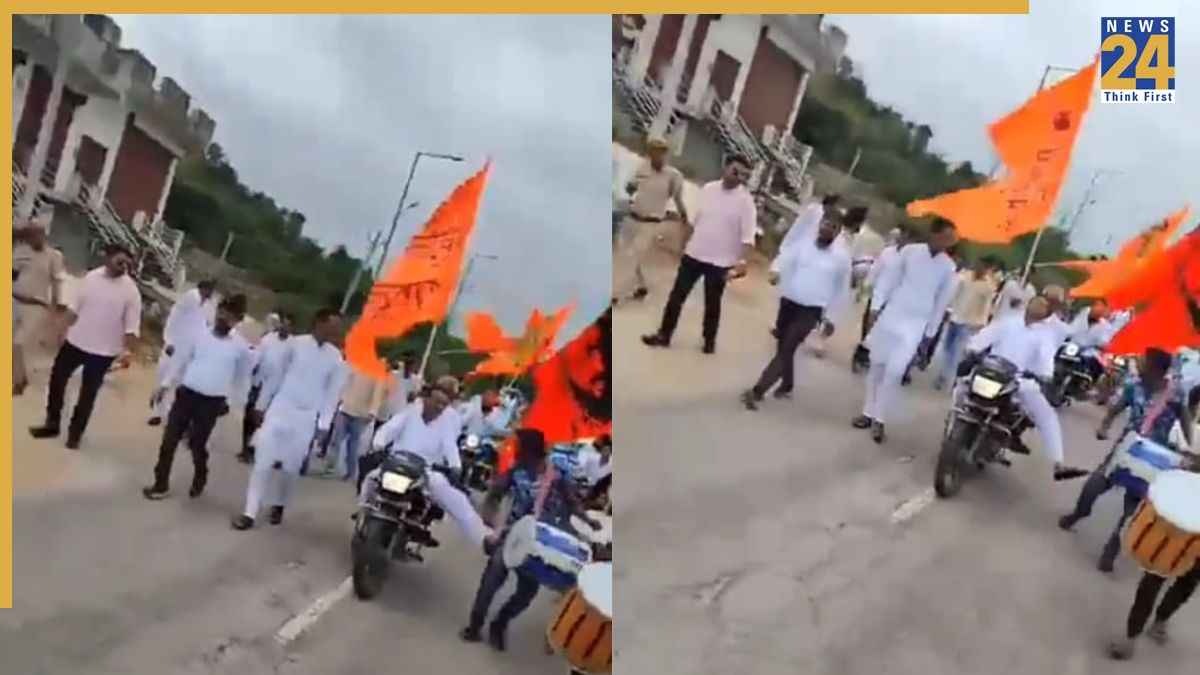 भीलवाड़ा में गणेश चतुर्थी की रैली में ढोल वाले को BJP विधायक ने मारी लात! वीडियो वायरल