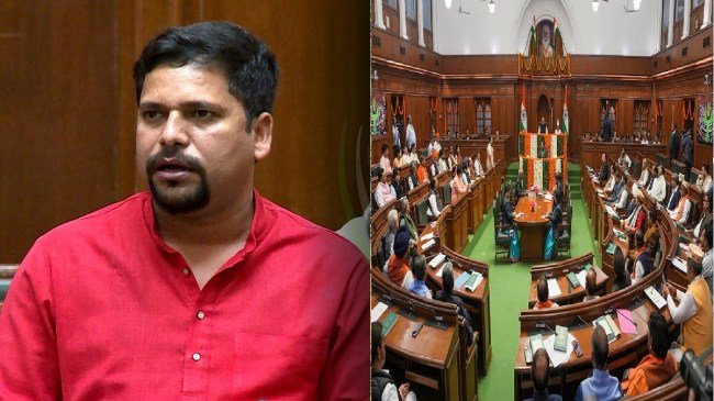 Delhi News, AAP MLA Sanjeev Jha, Delhi Assembly, Speaker Vijendra Gupta, Delhi, दिल्ली समाचार, आप विधायक संजीव झा, दिल्ली विधानसभा, अध्यक्ष विजेंद्र गुप्ता, दिल्ली