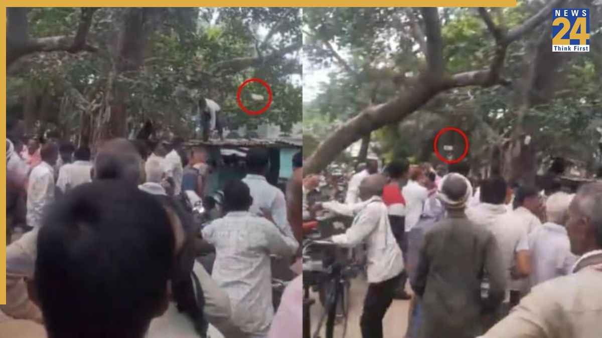 औरेया में नोटों की बारिश, लोगों ने जमकर लूटे रुपये, वीडियो आया सामने