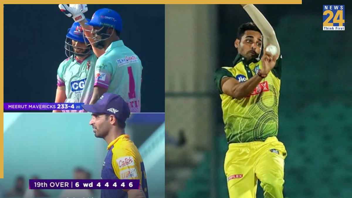 6,4,4,4,4,6…ऋतुराज ने उतारा भुवनेश्वर कुमार का खुमार, एक ओवर में ठोक डाले 29 रन 