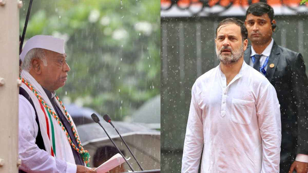 लाल किले के समारोह में नहीं दिखे राहुल गांधी, मल्लिकार्जुन खड़गे, बीजेपी ने साधा निशाना