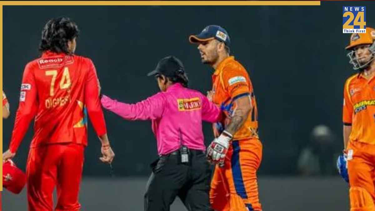 DPL 2025: नितीश राणा और दिग्वेश राठी को मिली सजा, मैच के दौरान भिड़ना पड़ा भारी