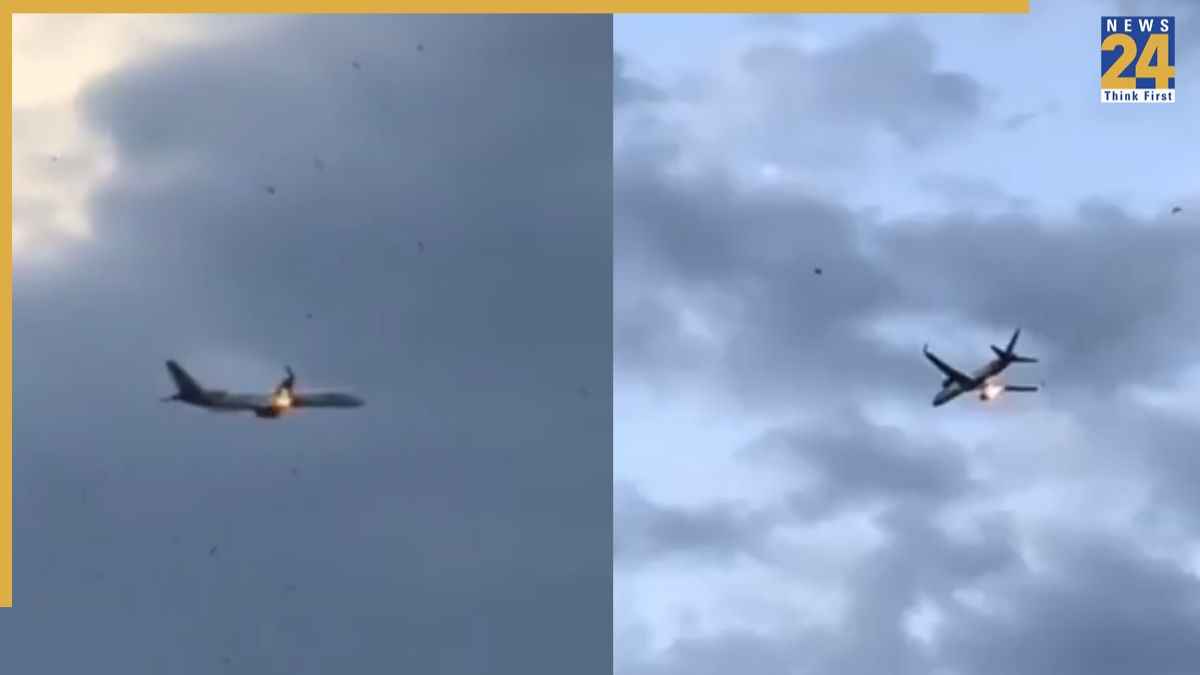 Flight Engine Caught fire