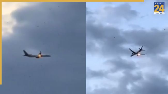 Flight Engine Caught fire