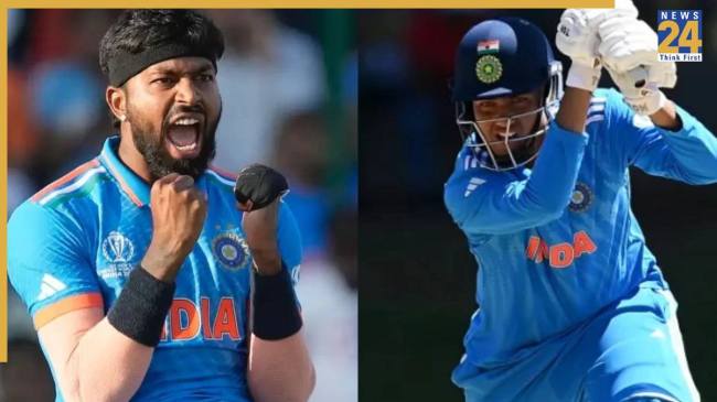 Hardik Pandya and Arshin Kulkarni