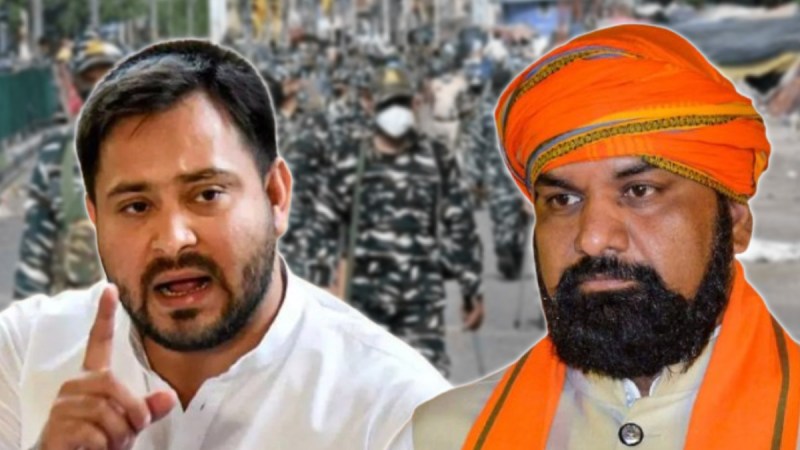 तेजस्वी यादव और सम्राट चौधरी की सुरक्षा बढ़ाई गई।