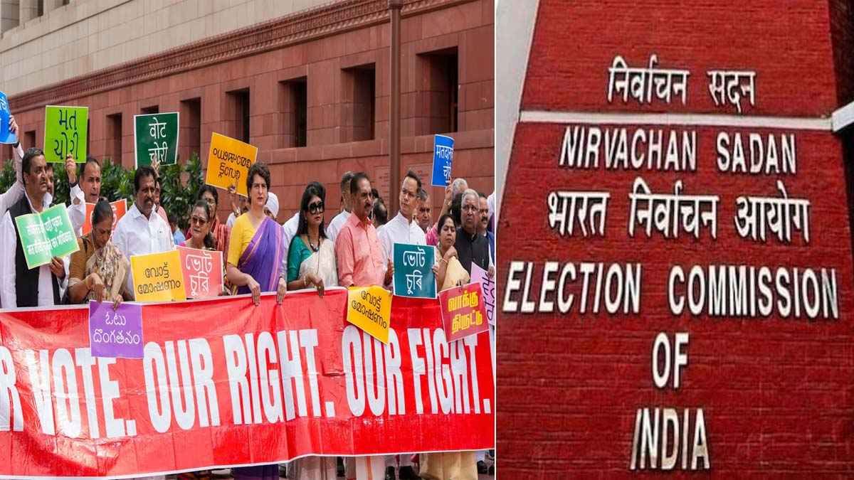 India Alliance March: राहुल गांधी के साथ सांसद आज करेंगे EC ऑफिस का घेराव, वोट चोरी के खिलाफ प्रदर्शन