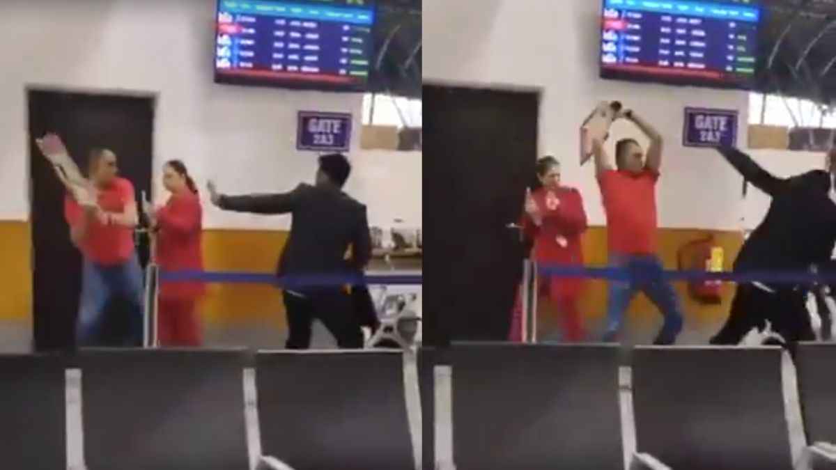 एयरपोर्ट पर रोका तो स्पाइसजेट के कर्मचारी का तोड़ दिया मुंह, सेना के अधिकारी का 'तांडव'