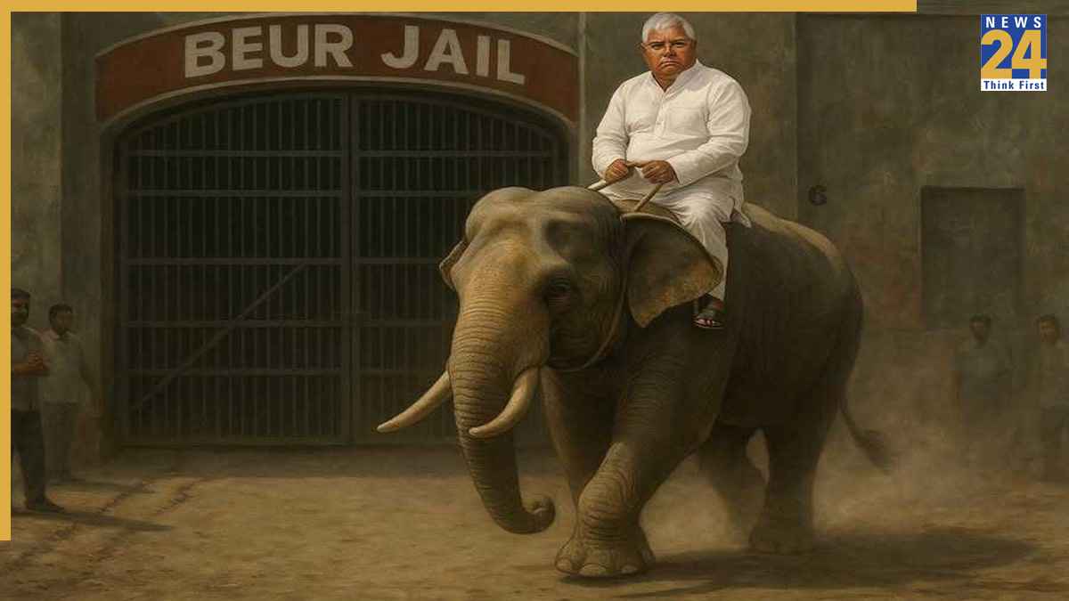 'लालू का पूरा परिवार भ्रष्टाचारी', RJD सुप्रीमो पर भड़के ललन सिंह, हाथी पर बिठाकर शेयर की तस्वीर